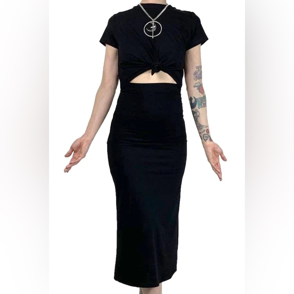 Foxblood tie me up limited edition t-shirt tie dress size L